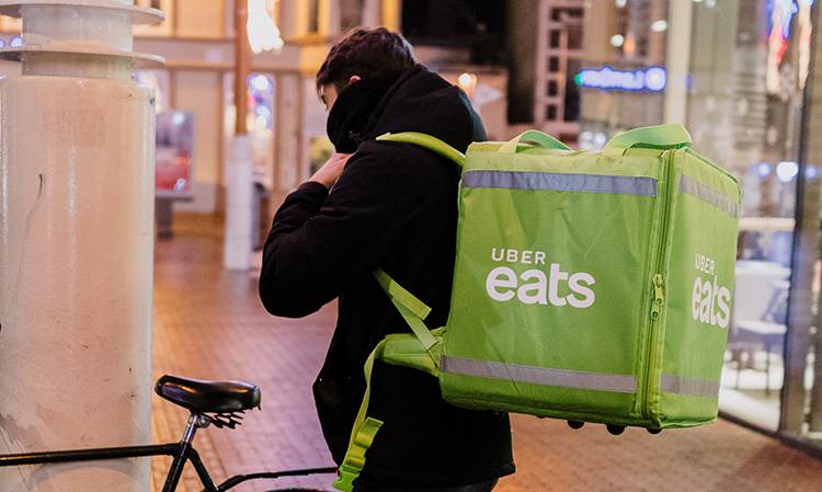 uber eats bicycle job